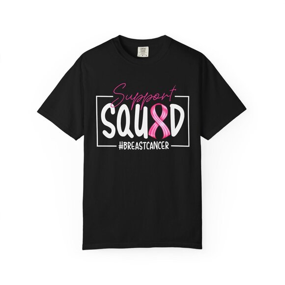 Breast Cancer Squad T-shirt, Custom T-shirts, Breast Cancer - Picture 3 of 3